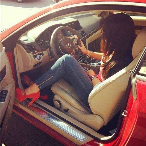  عکس دختر با ماشین خارجی