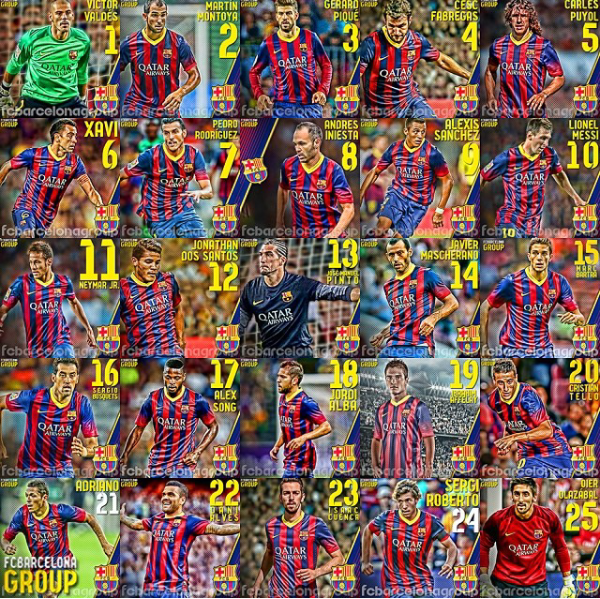  عکس تیم بارسلونا قدیمی