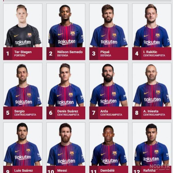  عکس تیم بارسلونا قدیمی