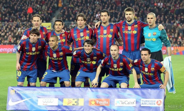  عکس تیم بارسلونا قدیمی