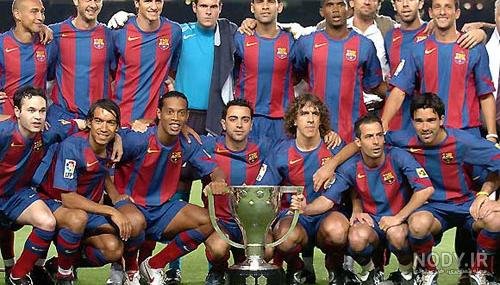  عکس تیم بارسلونا قدیمی
