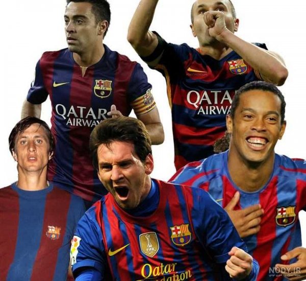  عکس تیم بارسلونا قدیمی