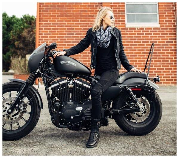  پروفایل دختر با موتور