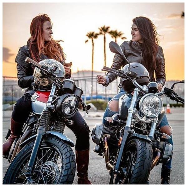  پروفایل دختر با موتور