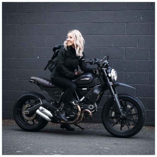  پروفایل دختر با موتور