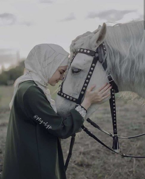  پروفایل دختر با اسب