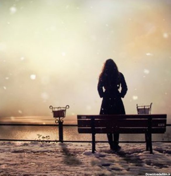  عکس پروفایل دختر پشت ب دوربین