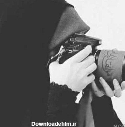  عکس دختر با دوربین عکاسی