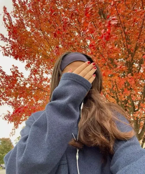  پروفایل دختر پاییزی