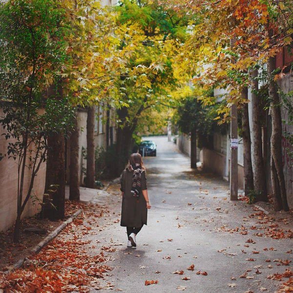  پروفایل دختر پاییز