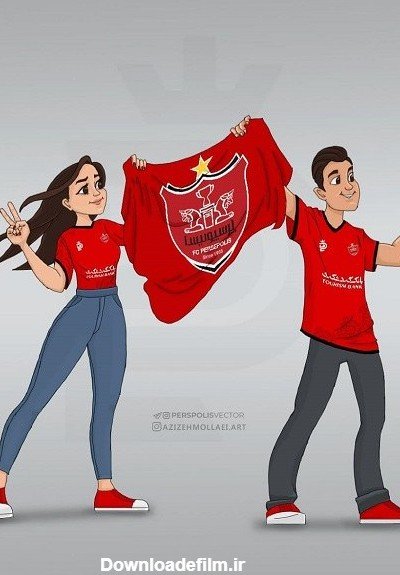  عکس دختر پرسپولیسی واقعی