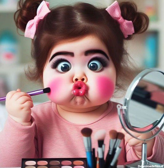 عکس دختر کارتونی فانتزی