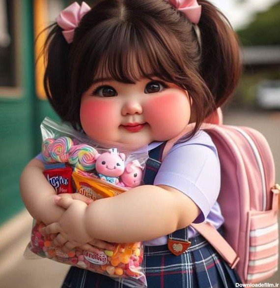 عکس دختر کارتونی فانتزی