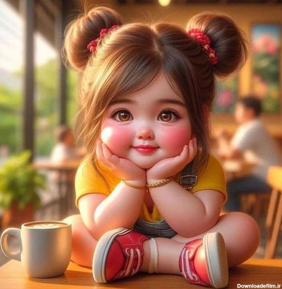 عکس دختر کارتونی فانتزی