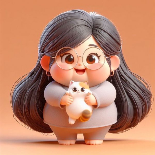 عکس دختر تپل برای پروفایل طبیعی