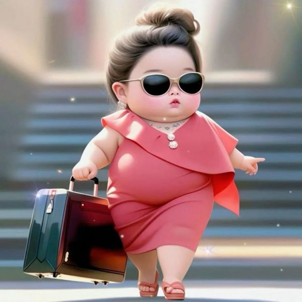 عکس دختر تپل برای پروفایل طبیعی