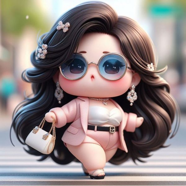 عکس دختر تپل برای پروفایل طبیعی