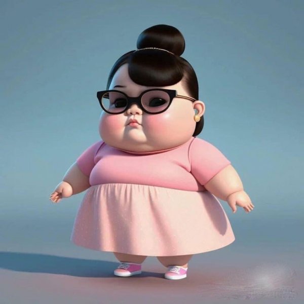 عکس دختر تپل برای پروفایل طبیعی