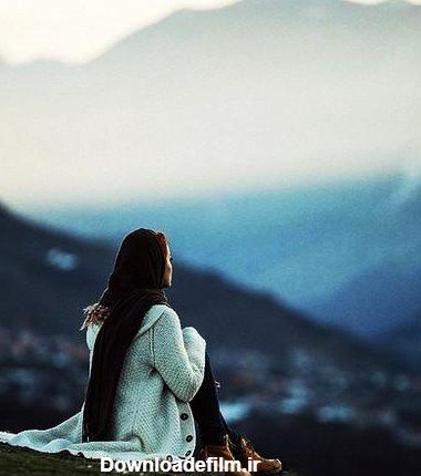  پروفایل دختر جلوی آینه