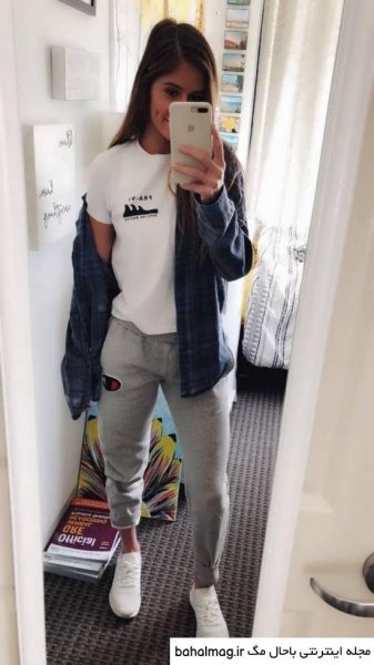  ژست عکس جلو اینه دخترانه