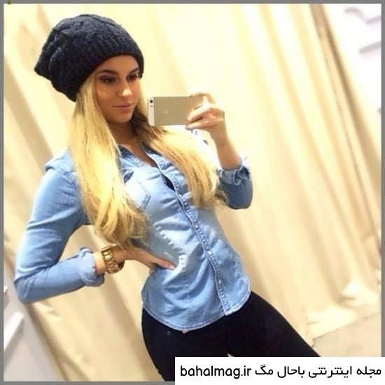  ژست عکس جلو اینه دخترانه