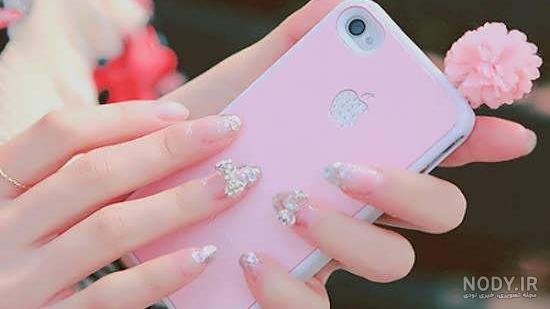  عکس دختر با گوشی فانتزی