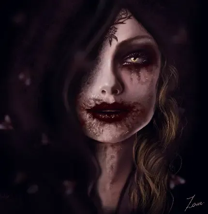  عکس پروفایل دخترانه ترسناک