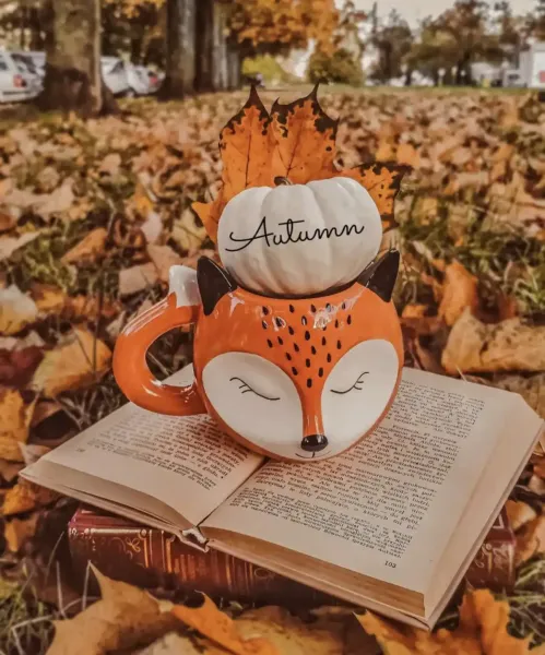 عکس ماگ پاییزی