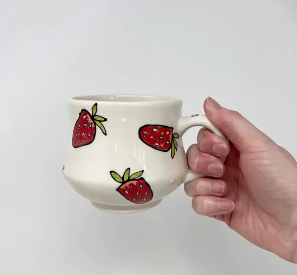  عکس ماگ توت فرنگی