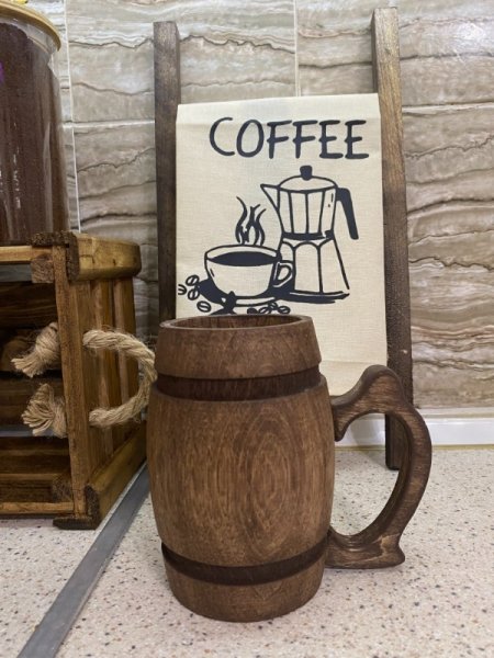  عکس ماگ چوبی