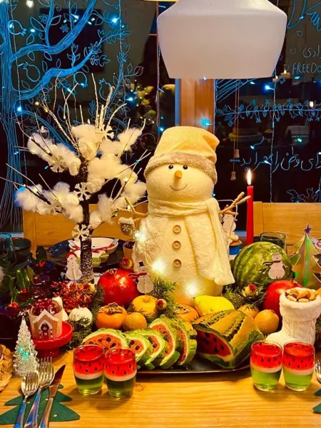  عکس سفره شب یلدا سنتی