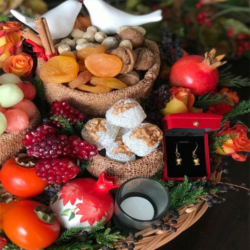  عکس سفره شب یلدا سنتی