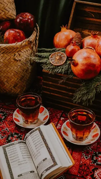  عکس سفره شب یلدا سنتی