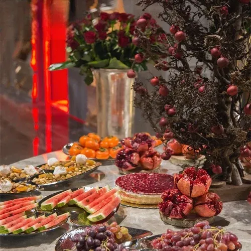  عکس سفره شب یلدا سنتی