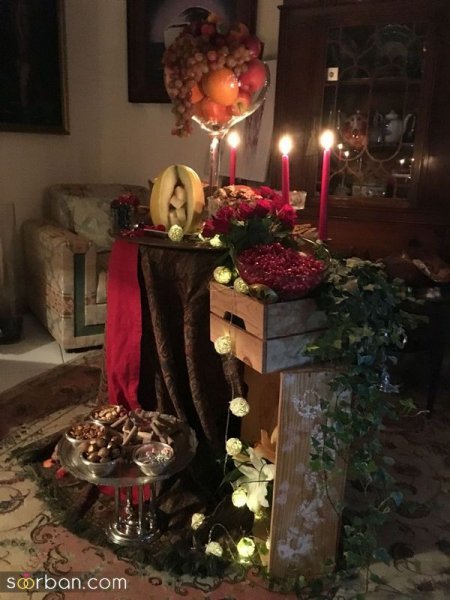  عکس تزیین شب یلدا سنتی