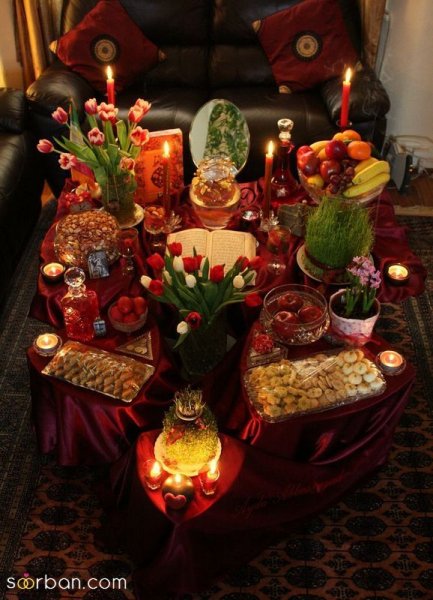  عکس تزیین شب یلدا سنتی