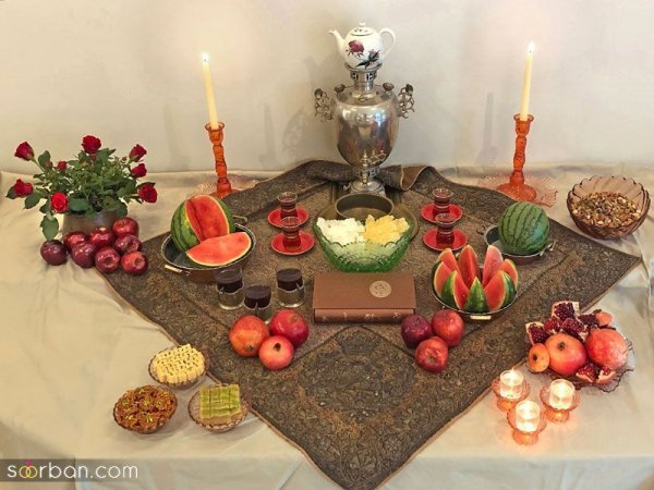  عکس تزیین شب یلدا سنتی