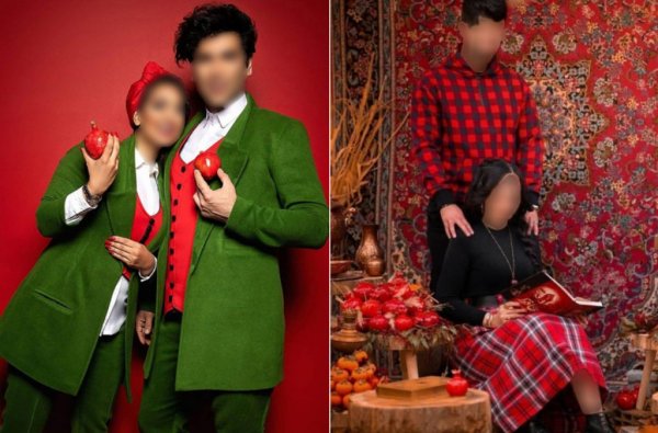  ست لباس شب یلدا زن و شوهر