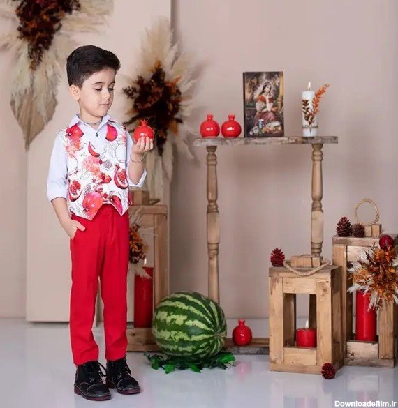 عکس لباس سنتی پسرانه برای شب یلدا