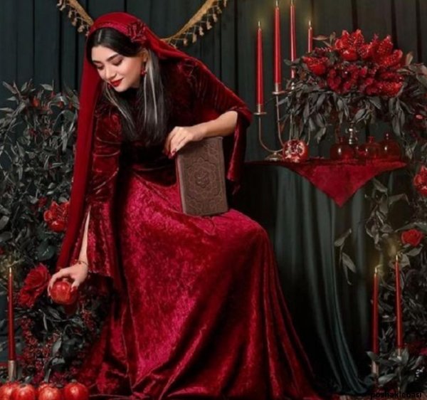 عکس لباس سنتی شب یلدا