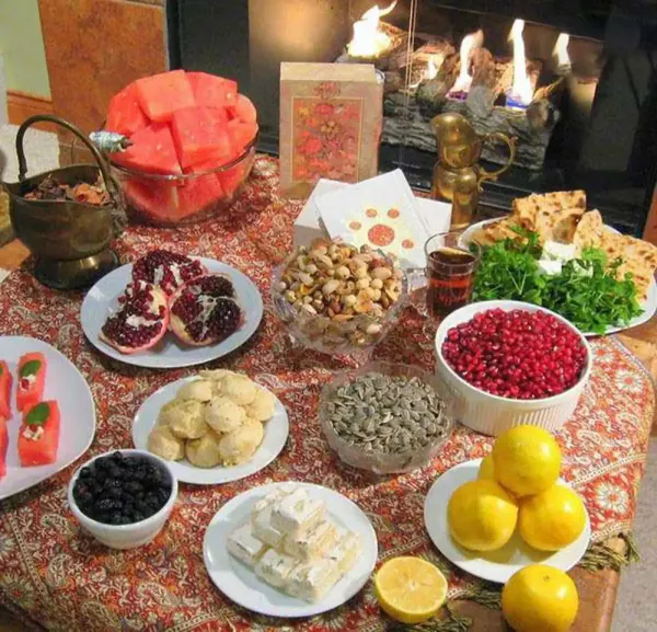 تصاویر سنتی شب یلدا