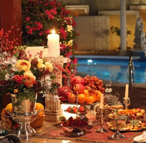  سفره شب یلدا مدرن