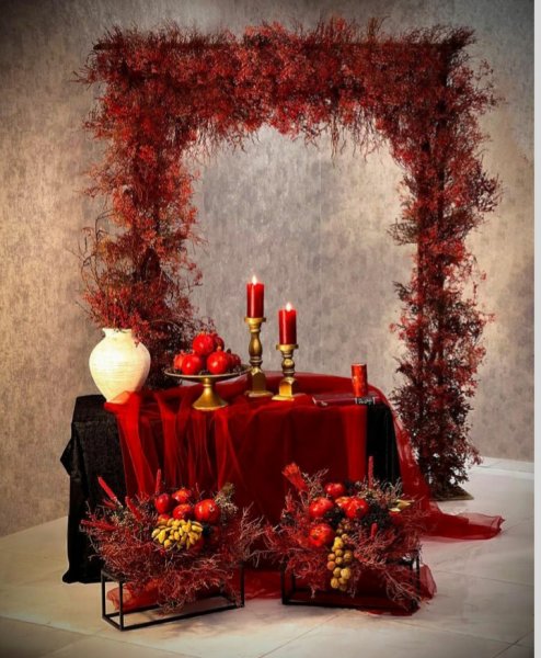  عکس دکور سنتی یلدا