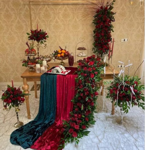  عکس دکور سنتی یلدا