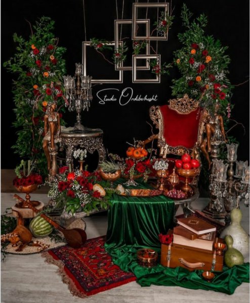  عکس دکور سنتی یلدا