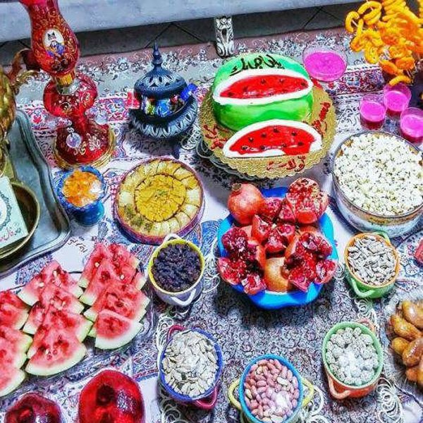  عکس یلدای لاکچری میز پذیرایی