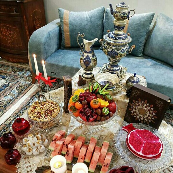  عکس یلدای لاکچری میز پذیرایی