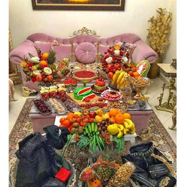  عکس یلدای لاکچری میز پذیرایی