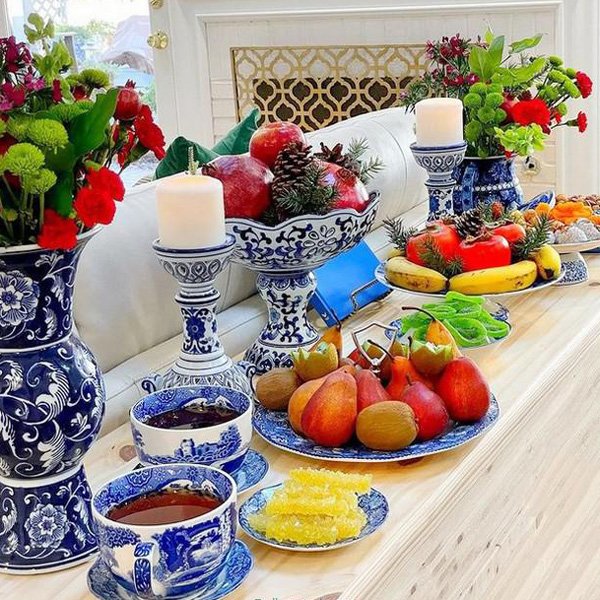  عکس یلدای لاکچری میز پذیرایی