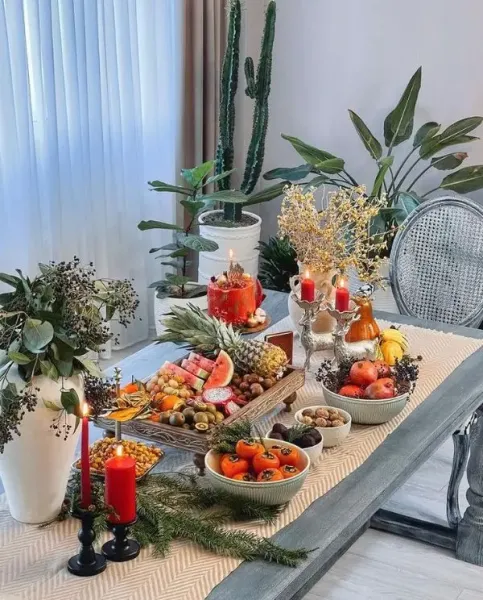  عکس میز یلدا